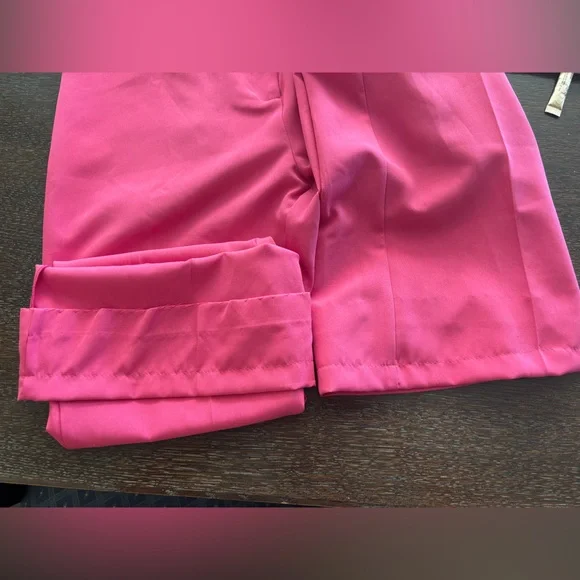 💥GGG SALE💥ASOS Bright Pink Wide Leg Pants - Picture 11 of 11